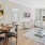a living room with a dining table