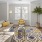 a living room with a couch and a table