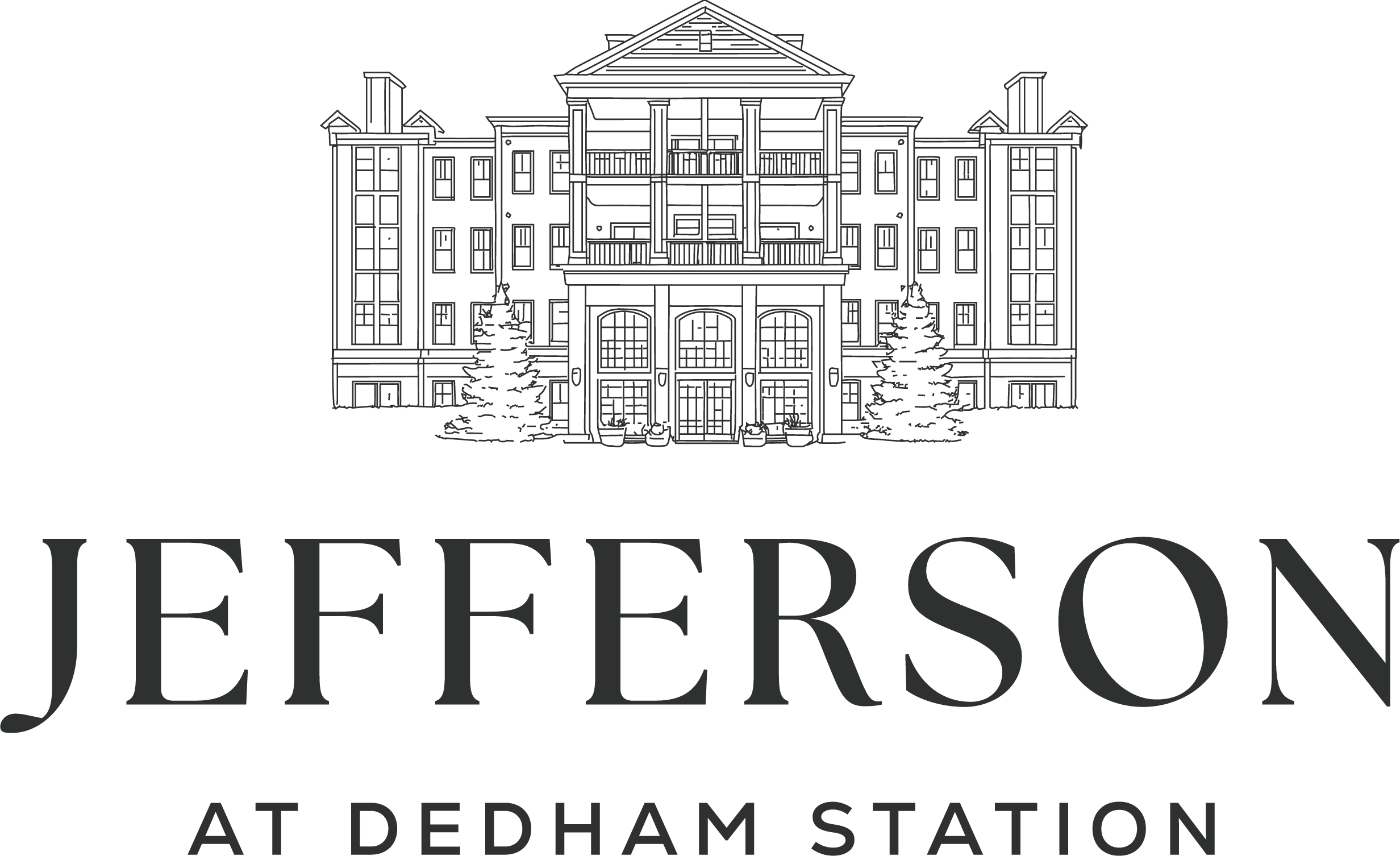 Jefferson at Dedham Station Logo